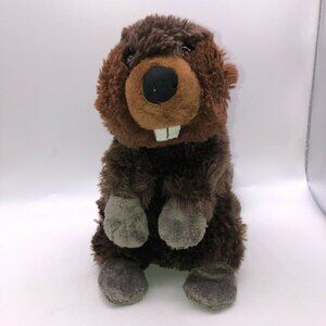 Wild Republic Brown Beaver Plush 14" K&M International Stuffed Animal 2011